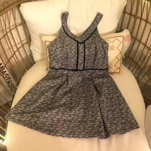 Mossimo Black & White Fit ‘n Flare Dress
